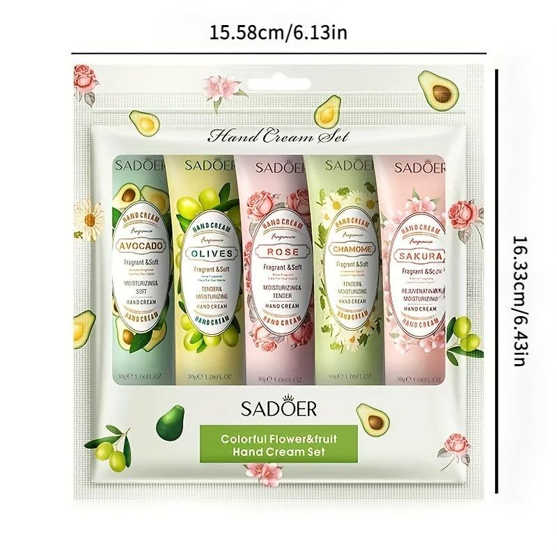 3pc Fragrance Hand Cream Set - Moisturizing & Nourishing - Travel