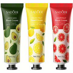 3pc Fragrance Hand Cream Set - Moisturizing & Nourishing - Travel