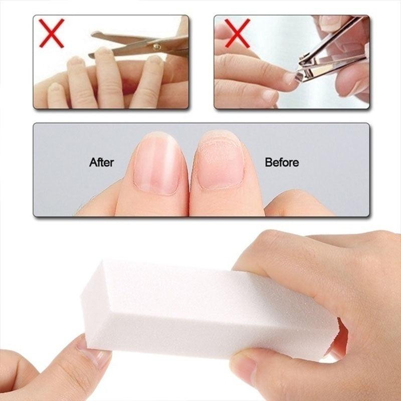 Nail Buffer Block Sponge Manicure Pedicure File Tool