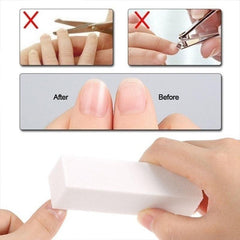Nail Buffer Block Sponge Manicure Pedicure File Tool