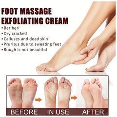 Foot Massage Cream Exfoliating Moisturizing Skin Repair Care Scrub