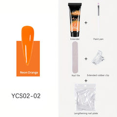 Nail Extension Kit w/ Crystals for Salon French Art at Home