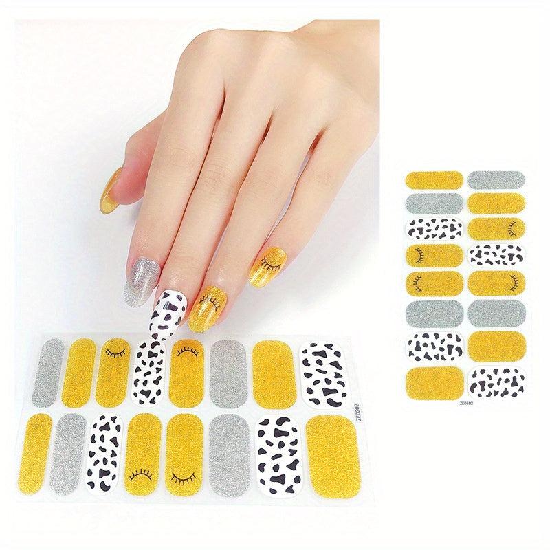 1PC Full Cover Stain Nail Art Stickers Nail Stickers Nail Polish Nail Designs