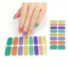 1PC Full Cover Stain Nail Art Stickers Nail Stickers Nail Polish Nail Designs