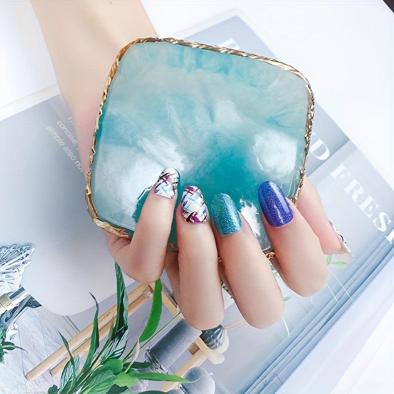 1PC Full Cover Stain Nail Art Stickers Nail Stickers Nail Polish Nail Designs