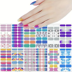 1PC Full Cover Stain Nail Art Stickers Nail Stickers Nail Polish Nail Designs