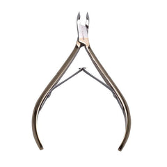 Stainless Steel Nail Cuticle Scissors with Golden Handle