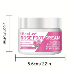 Rose Foot Cream Moisturizing Softens Rough Cracked Feet