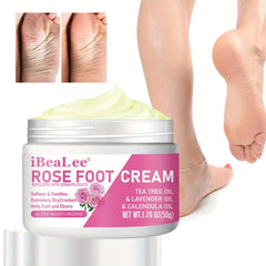 Rose Foot Cream Moisturizing Softens Rough Cracked Feet