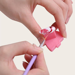 7 Pcs Purple Nail Brushes Set Nail Painting Brushes Nail Art Pen Acrylic Nail