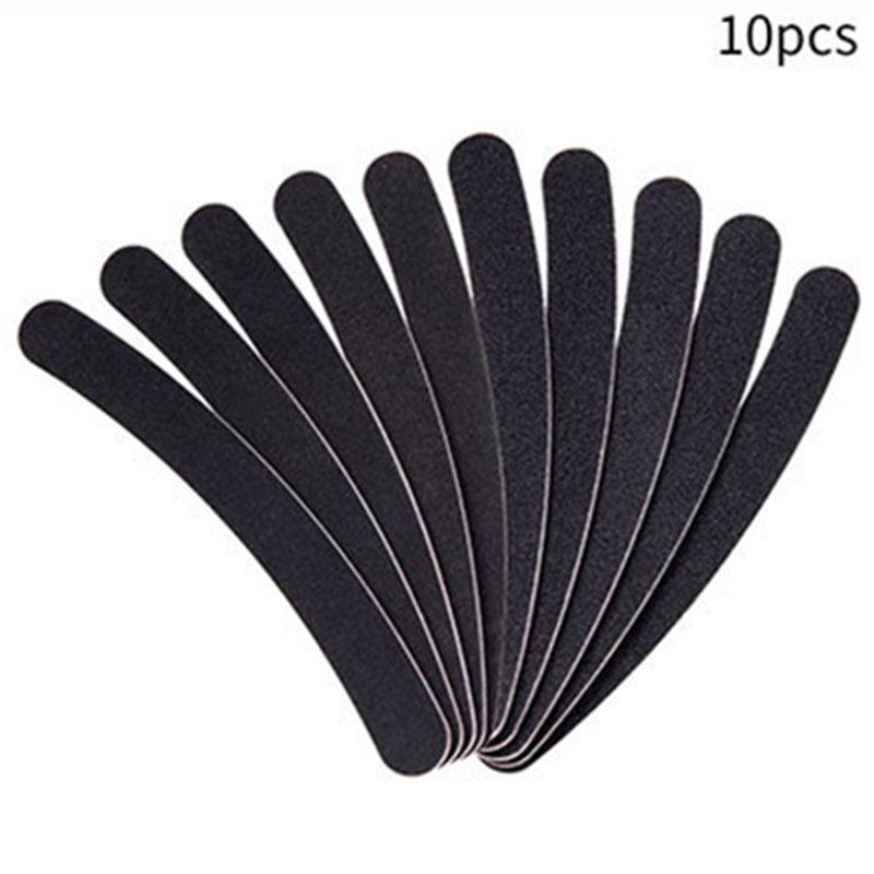 10 Pcs Nail File 100 180 Nail Files For Natural Nails Or Acrylic Nails