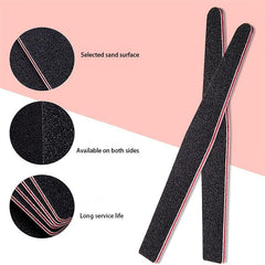 10 Pcs Nail File 100 180 Nail Files For Natural Nails Or Acrylic Nails