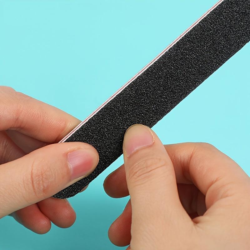 10 Pcs Nail File 100 180 Nail Files For Natural Nails Or Acrylic Nails