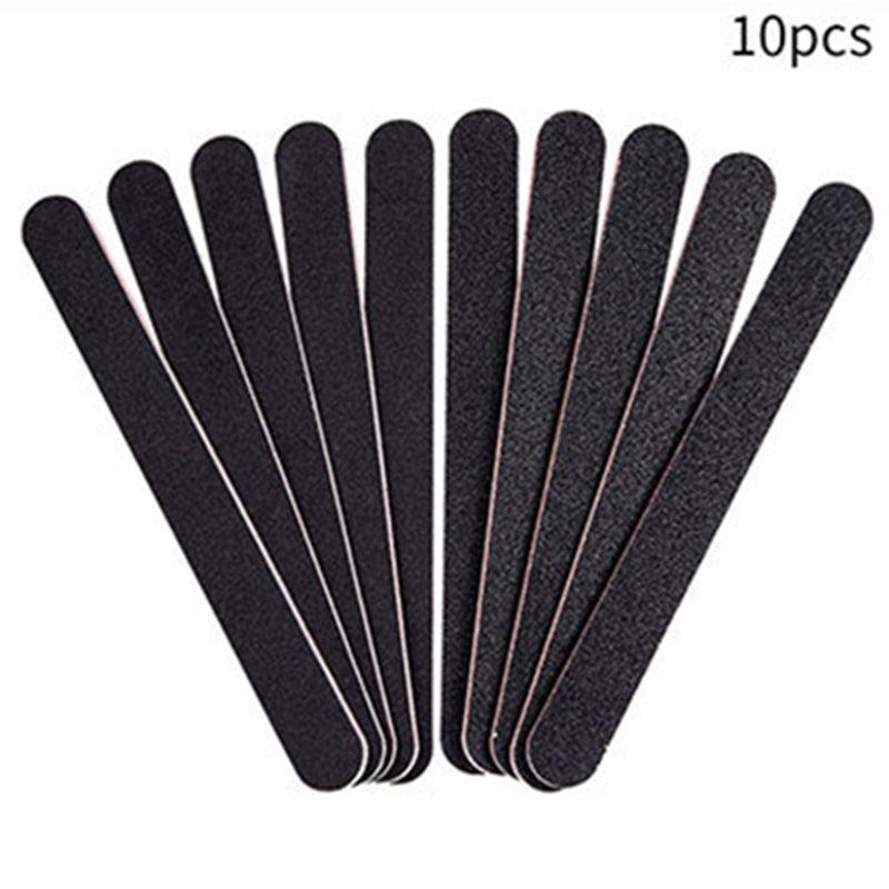10 Pcs Nail File 100 180 Nail Files For Natural Nails Or Acrylic Nails
