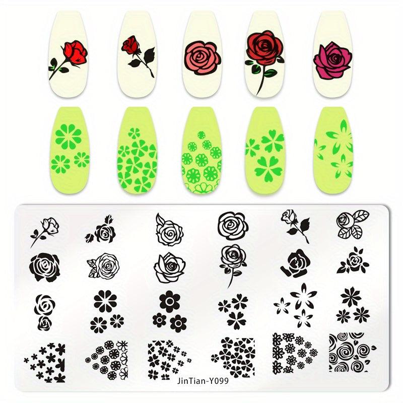 Stainless Steel Nail Stamping Plates Nail Art Decoration