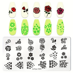 Stainless Steel Nail Stamping Plates Nail Art Decoration