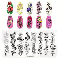 Stainless Steel Nail Stamping Plates Nail Art Decoration