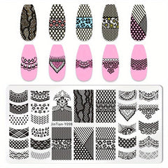 Stainless Steel Nail Stamping Plates Nail Art Decoration
