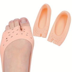 2pcs Silicone Gel Socks for Foot Care and Hydration