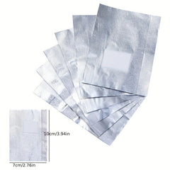 Aluminum Foil Nail Wraps for Gel Polish Removal - 50/100pcs