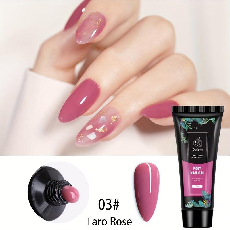 Poly Gel Nail Extension Gel Pink Nude Clear Nail Gel Extension