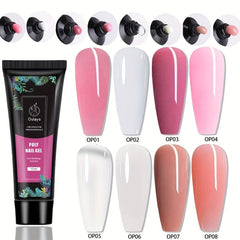 Poly Gel Nail Extension Gel Pink Nude Clear Nail Gel Extension