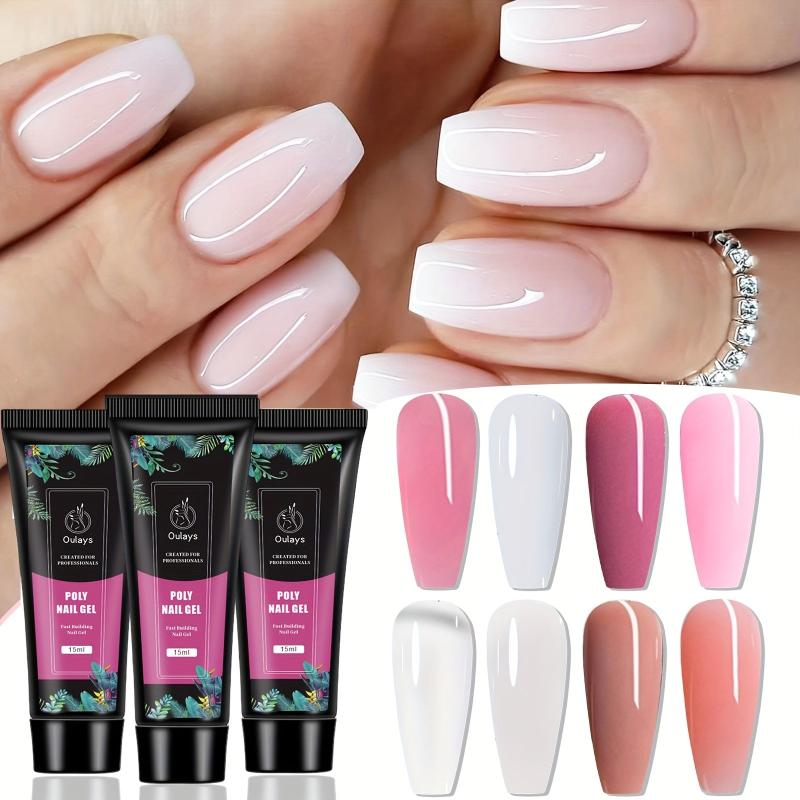 Poly Gel Nail Extension Gel Pink Nude Clear Nail Gel Extension