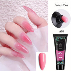 Poly Gel Nail Extension Gel Pink Nude Clear Nail Gel Extension