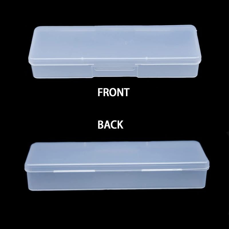 Transparent Nail Supplies Brush Kit Storage Box Plastic Container