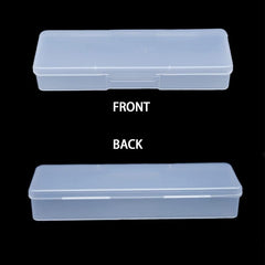 Transparent Nail Supplies Brush Kit Storage Box Plastic Container
