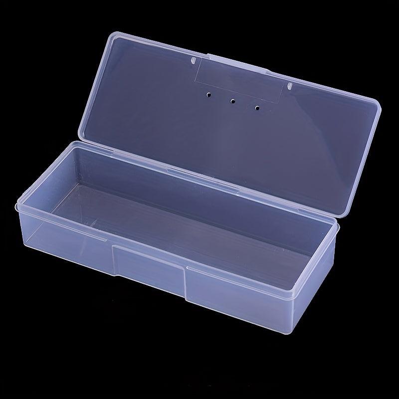 Transparent Nail Supplies Brush Kit Storage Box Plastic Container