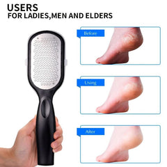 Stainless Steel Pedicure Foot File for Smooth Feet