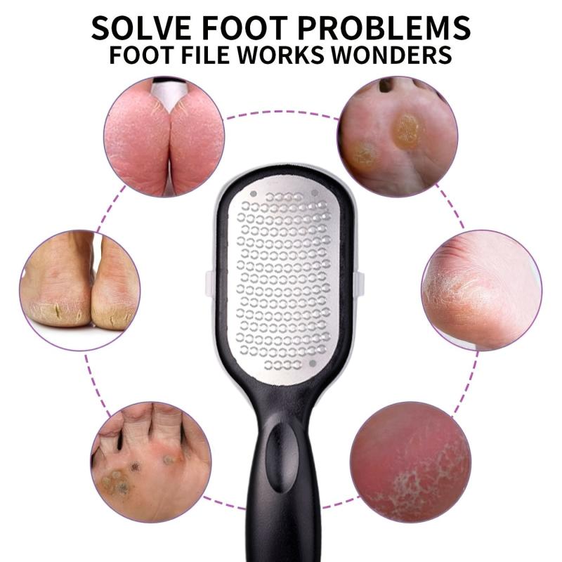 Stainless Steel Pedicure Foot File for Smooth Feet