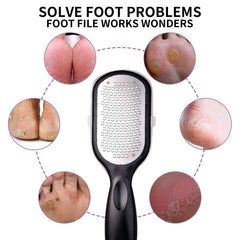 Stainless Steel Pedicure Foot File for Smooth Feet