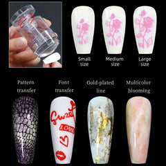 Multifunctional Transparent Nail Art Stamper Kit for Impressive Nail Designs