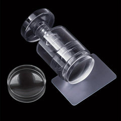 Multifunctional Transparent Nail Art Stamper Kit for Impressive Nail Designs