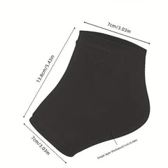 Moisturizing Gel Heel Socks - Open Toe Socks For Dry Hard Cracked Heels