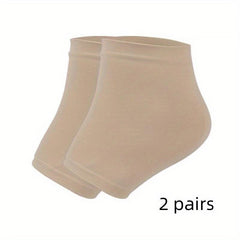 Moisturizing Gel Heel Socks - Open Toe Socks For Dry Hard Cracked Heels