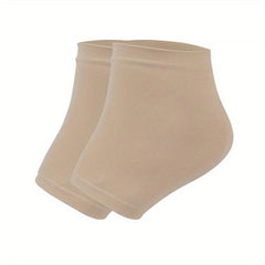 Moisturizing Gel Heel Socks - Open Toe Socks For Dry Hard Cracked Heels