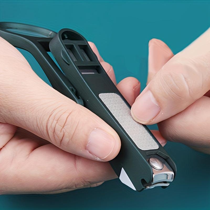 Heavy Duty Nail Clipper Magnifier Set for Seniors