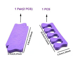 Soft Foam Finger Toe Separators for Manicure Pedicure