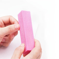 Acrylic Pedicure and Manicure Nail Art Tool 4 Sided Buffer Block File