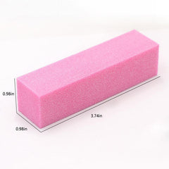 Acrylic Pedicure and Manicure Nail Art Tool 4 Sided Buffer Block File