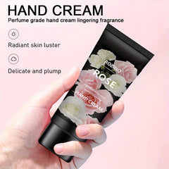 Rose Fragrance Hand Cream for Dry Hands - Travel Size