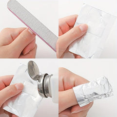 Nail Foil Wraps Gel Polish Remover 50 Pcs