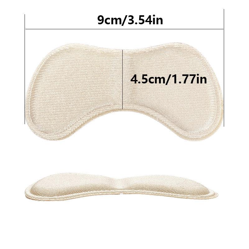2 Pairs 4D Butterfly Heel Pads for Women's Shoes