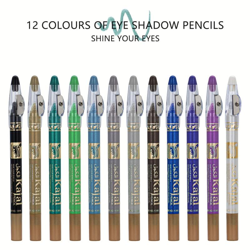 Waterproof Silvery Metallic Eyeshadow Stick Creamy