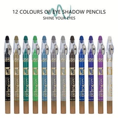 Waterproof Silvery Metallic Eyeshadow Stick Creamy