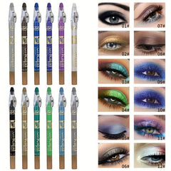 Waterproof Silvery Metallic Eyeshadow Stick Creamy