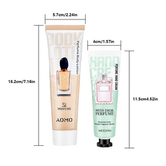 Scented Hand Cream Set for Dry Skin - Travel Size Moisturizing Lotion